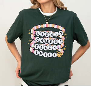 Lights Camera Teach Smile Shirt