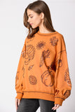 Sequin Fall Pullover