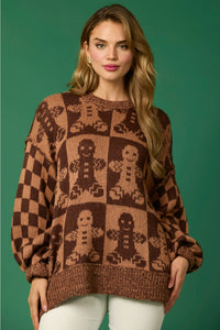 Gingerbread Queen Oversized Sweater