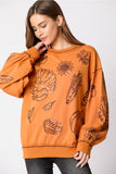 Sequin Fall Pullover