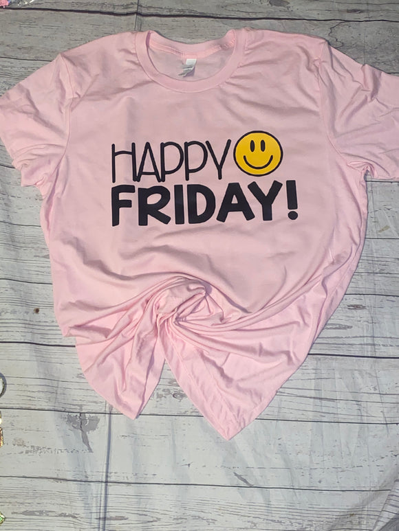 Happy Friday with Smiley Face Shirt