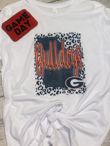 Bulldogs Leopard Shirt
