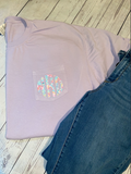Lilly Inspired Comfort Colors Pocket Monogram