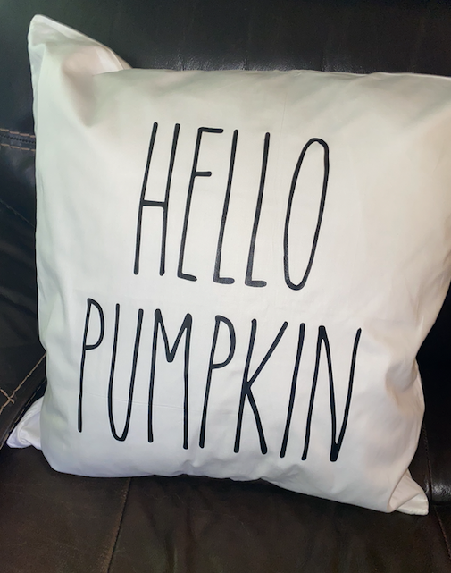 Hello Pumpkin Pillow