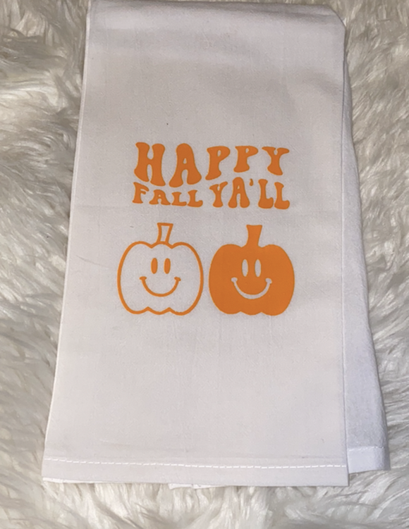 Happy Fall Ya'll Towel