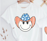 USA Cowboy Smiley Shirt