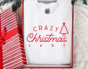 Crazy Christmas Lady Shirt