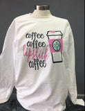 Monogram Coffee Coffee Lipstick Shirt